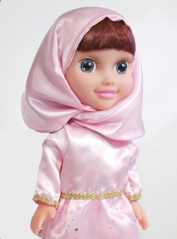 Poupée musulmane "Chifa" parlante (version de luxe) - Vêtement rose