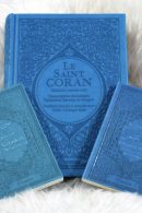 Coffret/Pack Cadeau Bleu (français/arabe/phonétique) : Le Saint Coran Rainbow, Chapitre Amma (Jouz' 'Ammâ) et La citadelle du musulman