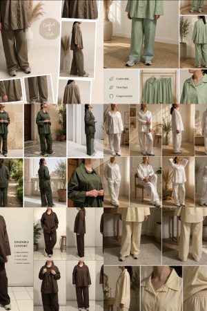 Ensemble Zayneb – Confort & Élégance au quotidien