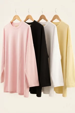Pull manches longues femme – 4 coloris – Idéal pour la rentrée
